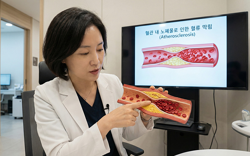 뇌졸중·치매 위험도를 나타내는 인포그래픽 이미지