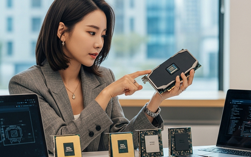 CPU GPU 를 보고 있는 고객