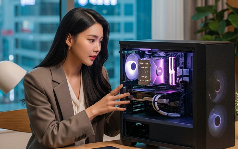 CPU GPU 컴퓨터를 조립하는 엿성