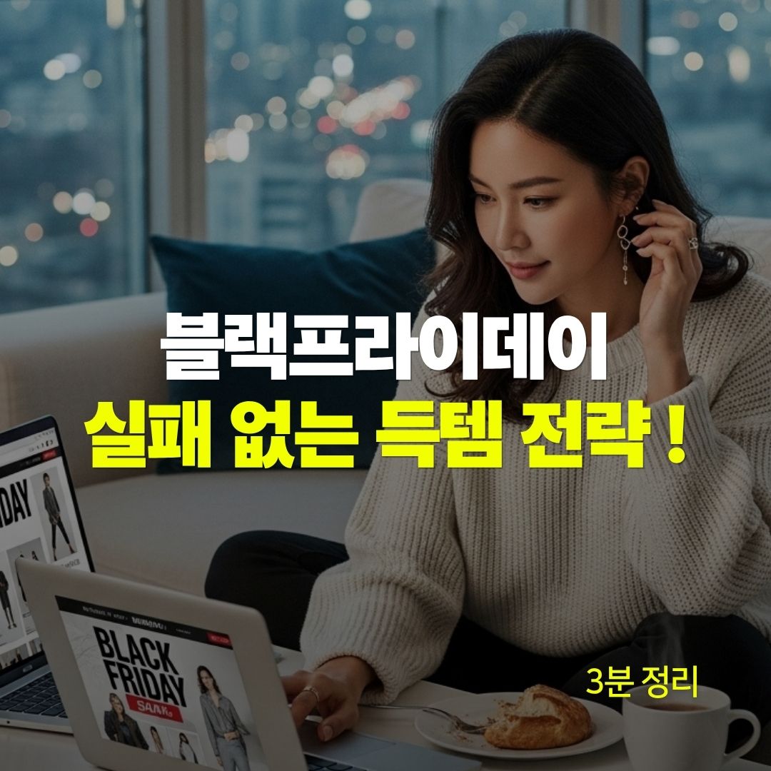 블랙프라이데이 실패없는 득뎀전략