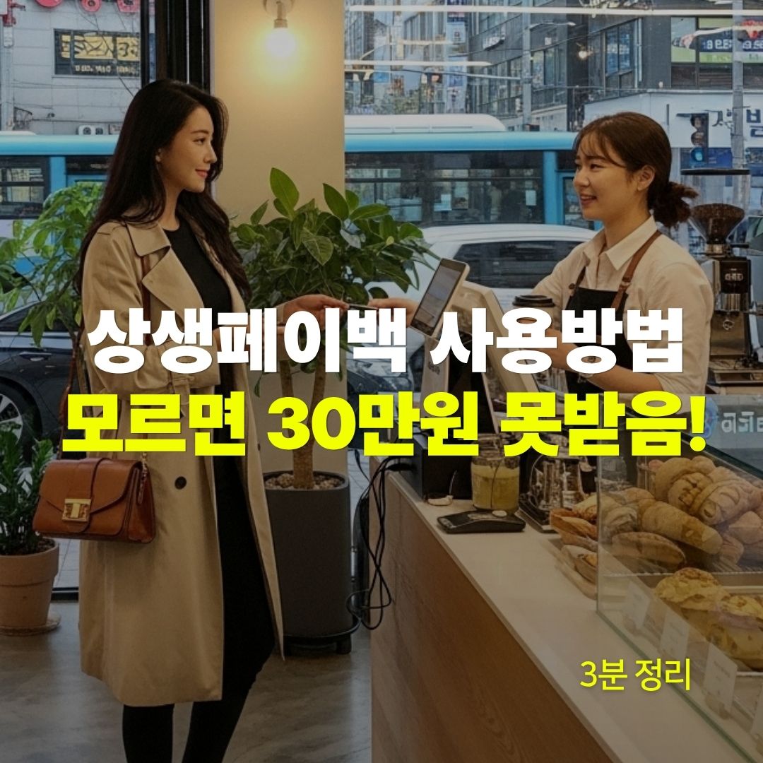 상생페이백 사용처 최대 30만원 환급