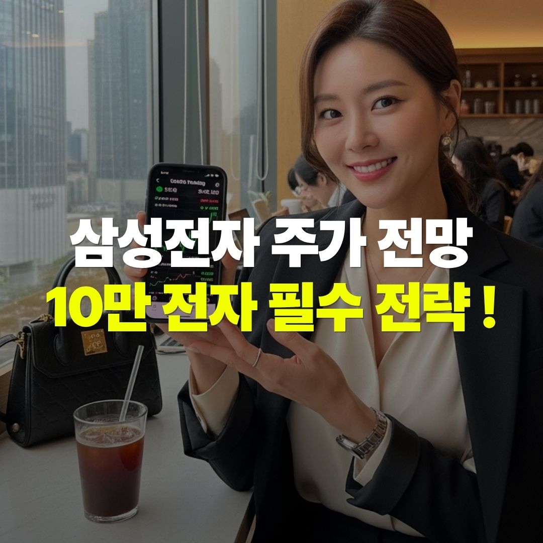 오늘 삼성전자 10만전자 필수 전략